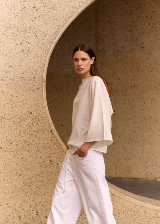 Bela’CL Linnen Blouse - Off White