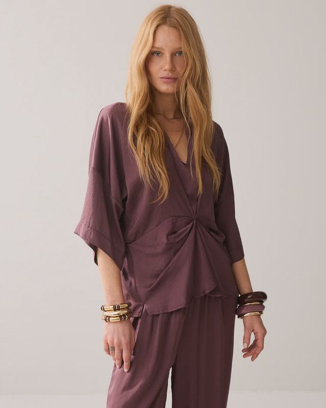 Top Silky Touch - Deep Fig
