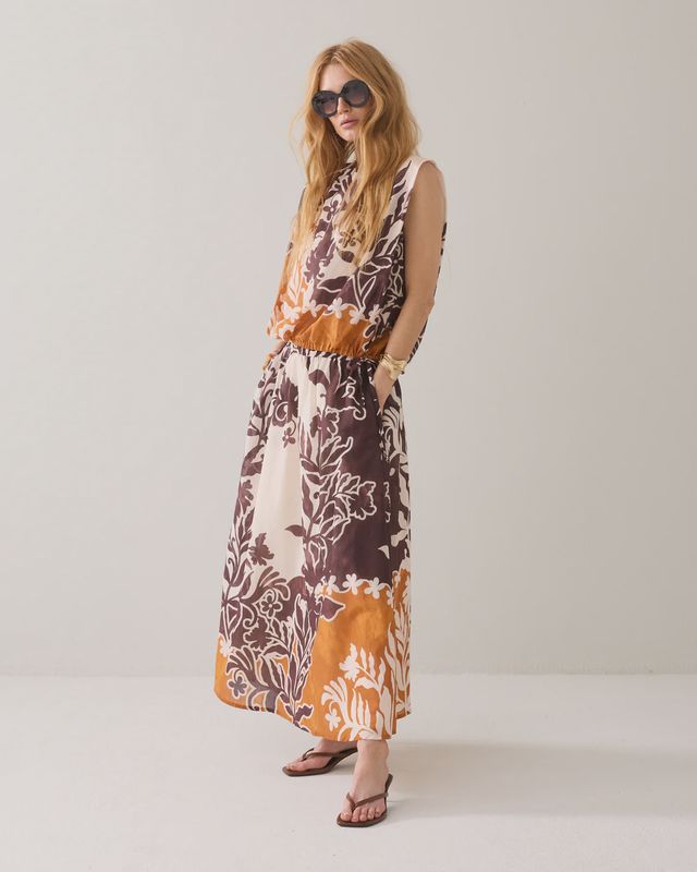 Lange Rok Unieke  Print