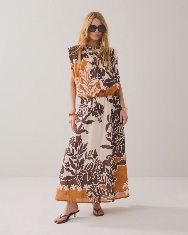 Lange Rok Unieke  Print