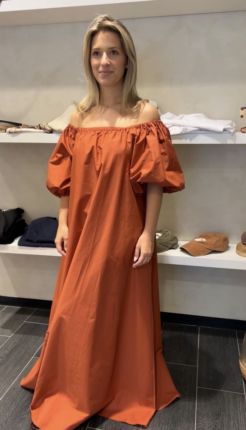 Liss Off Shoulder Long Dress - One Size