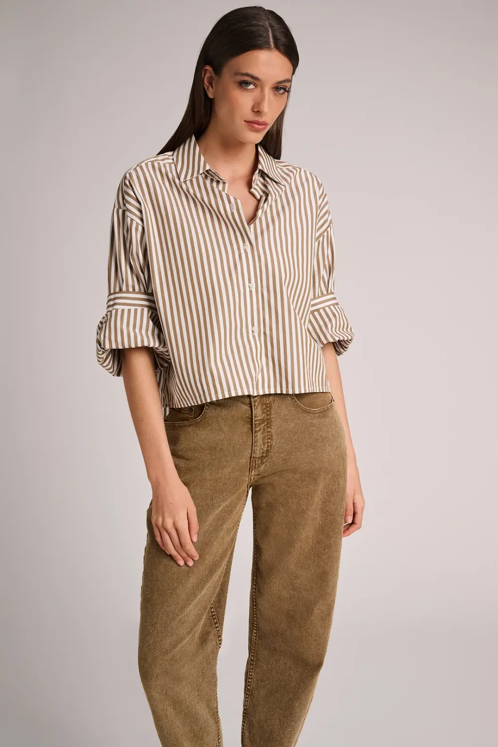Blouse Toronto, Colour: Olive, Size: 34