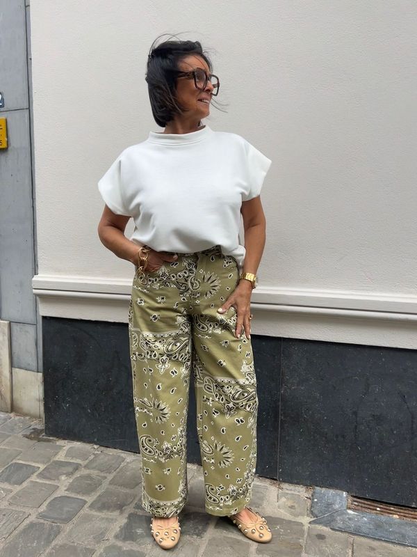 Jodie Bandana Printed Pants