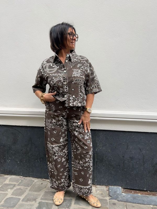 Jodie Bandana Printed Pants