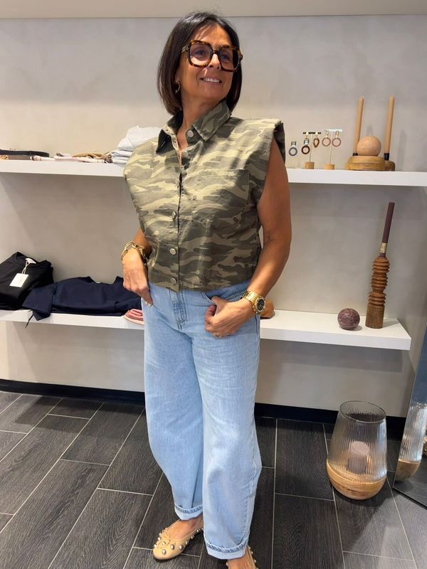 Pauline Camouflage Vest