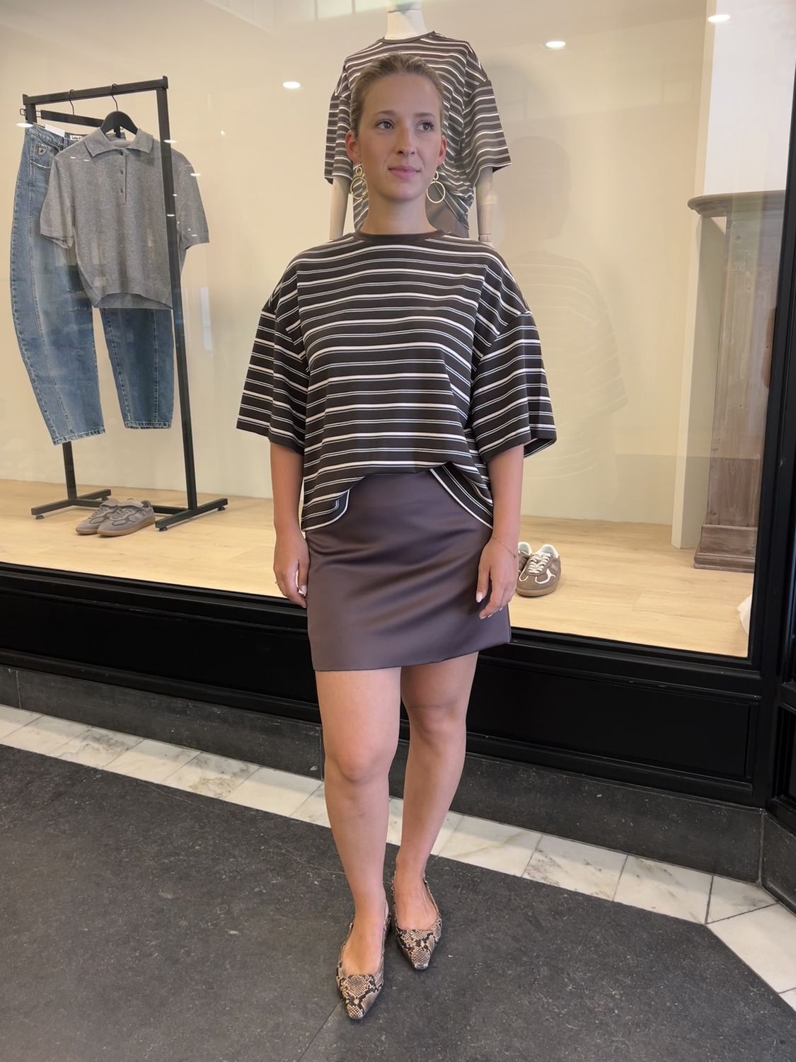 Skirt Sydney Heavy Satin - Vison