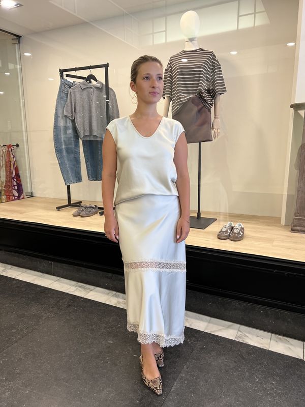Satin Top - Marmo