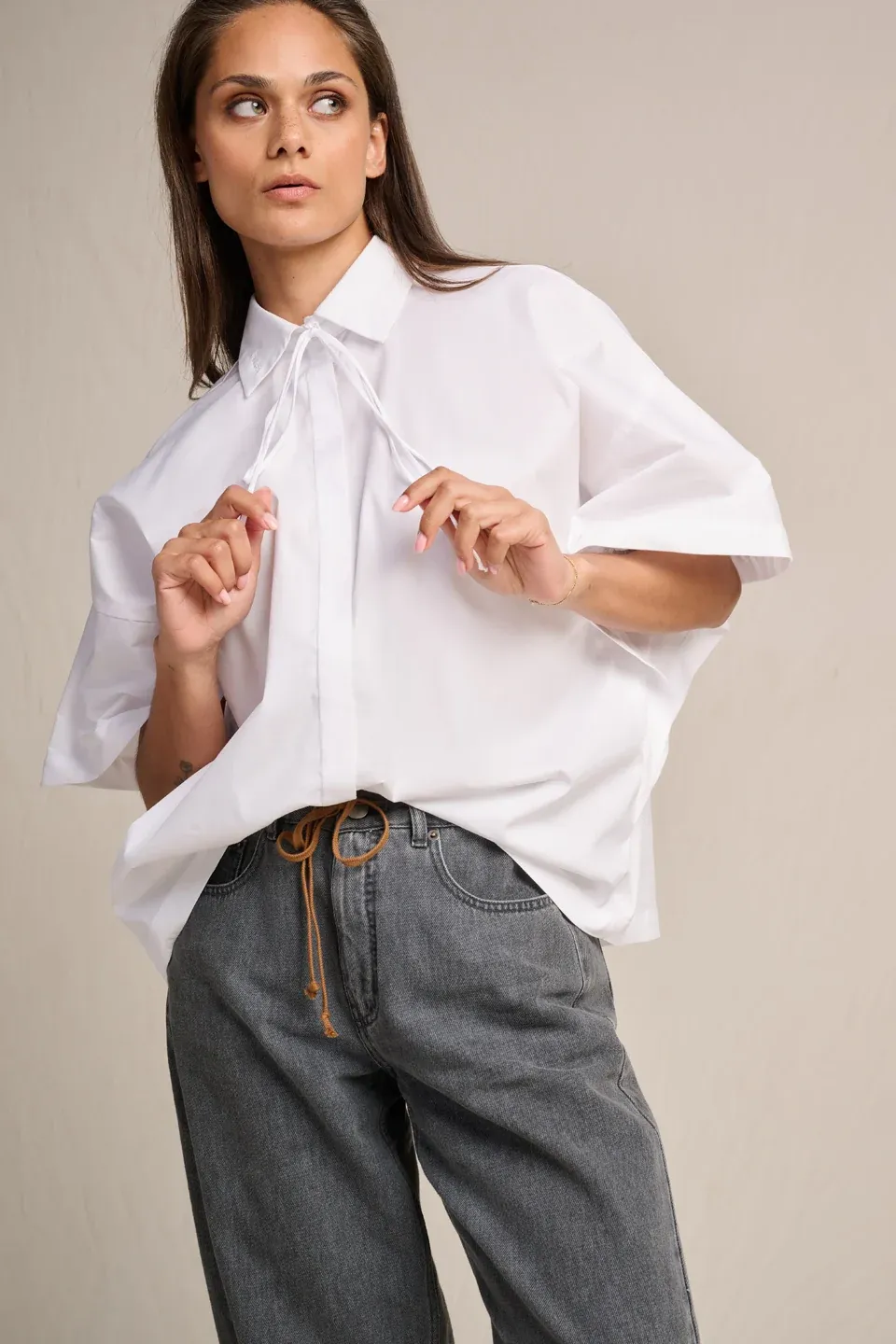 Blouse Rule NO115, Colour: White, Size: 34