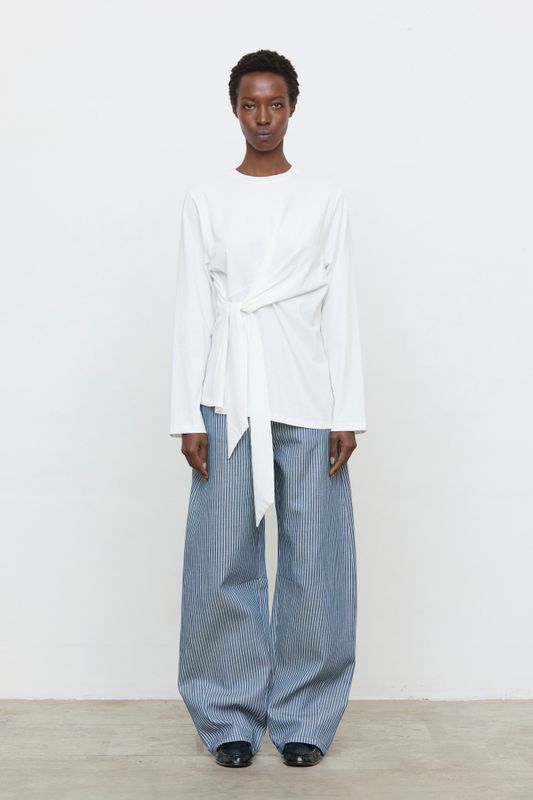 T-Shirt Tailledetail - Bianco