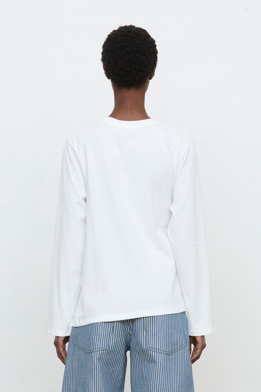 T-Shirt Tailledetail - Bianco