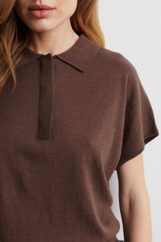 Claro Knit Polo - Carafe