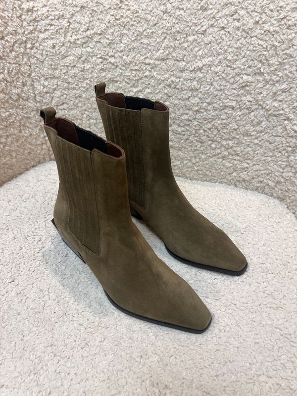 Ramele boot - Olive suede