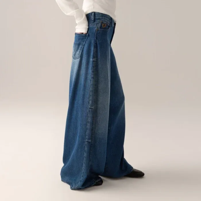 Aerea jeans double dip - deep indigo flow