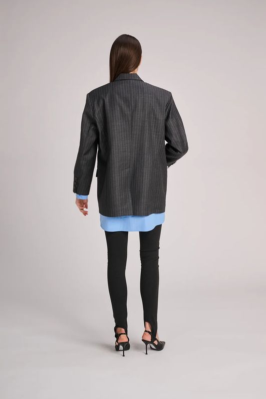 My Blazer Hill - Dark Grey Pinstripe