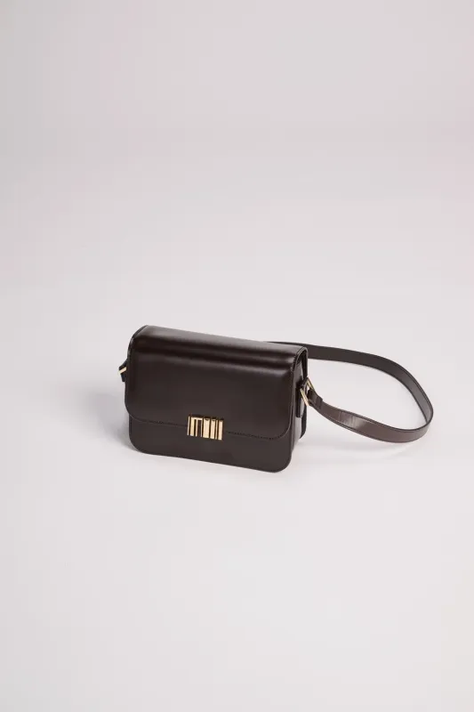 Bag Paula Chocolate Leather