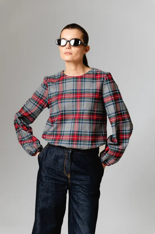 Piaf Blouse - Check