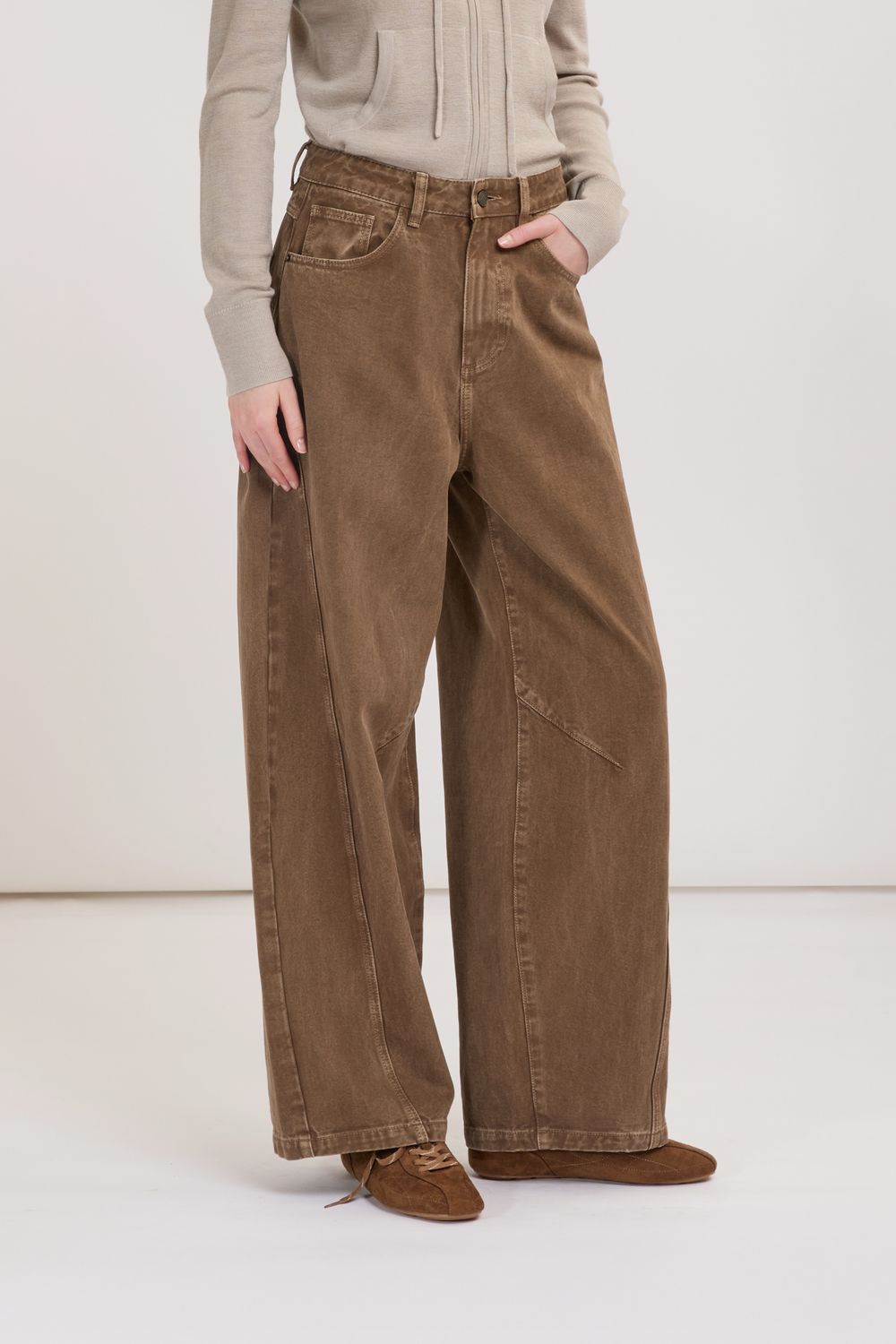 Jeans - marrone