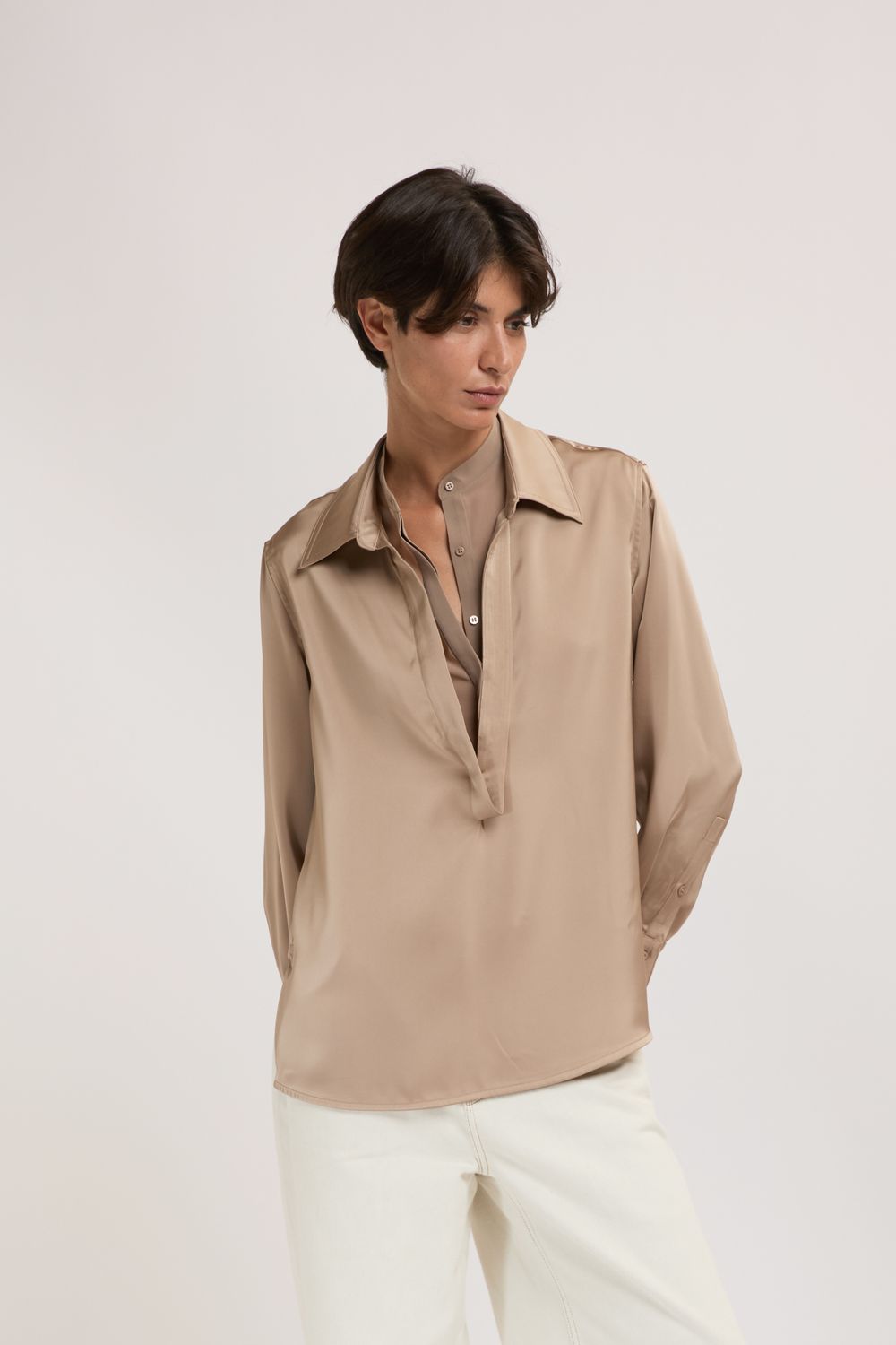 Blouse - beige