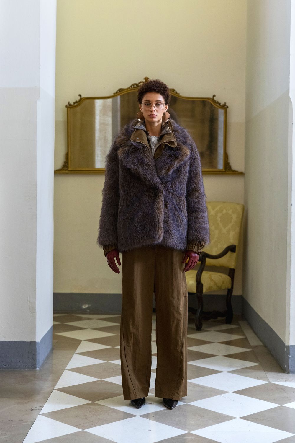 Coat faux fur - Moro