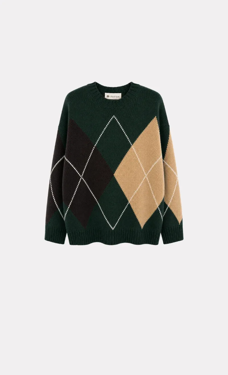 Pull Ladro W26, Colour: Muschio/olio/morolimestripe