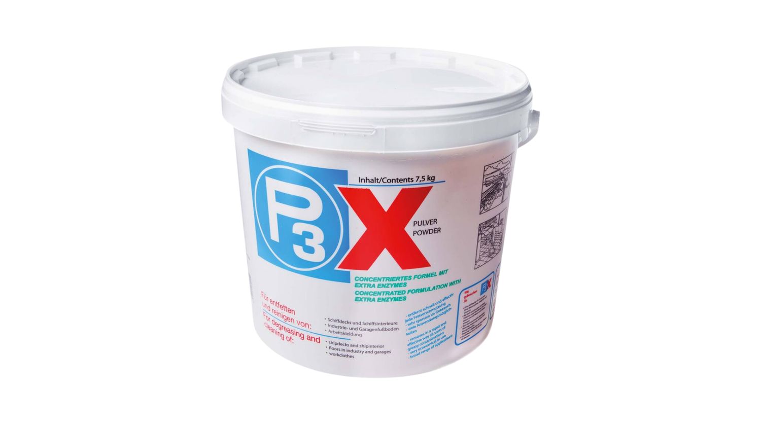 ​P3-X Powder Bucket 7.5 Kg