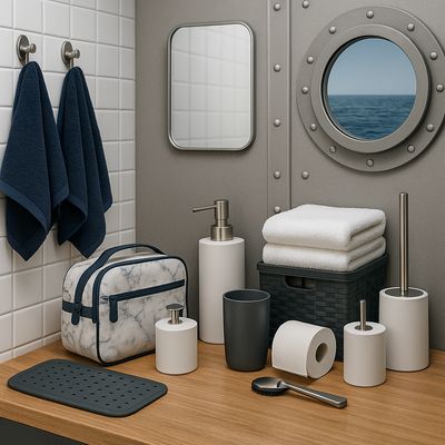 ​Everything you need for a clean and practical onboard bathroom.
