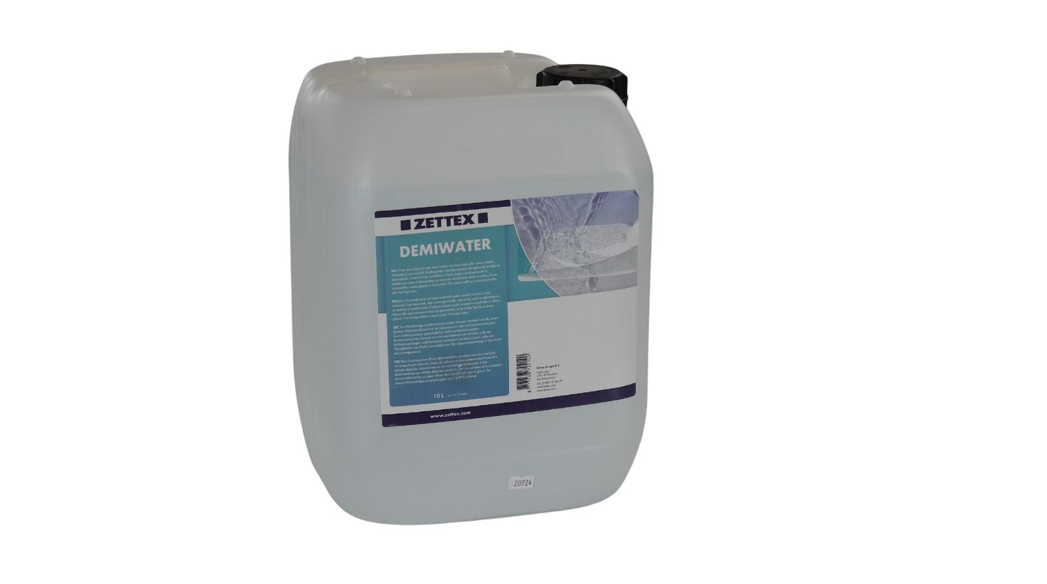 Zettex Demineralisiertes Wasser – 20 Liter