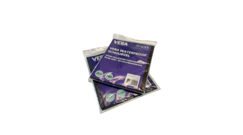 Schuurpapier vellen 23 x 28 cm Waterproof 25 pcs P180