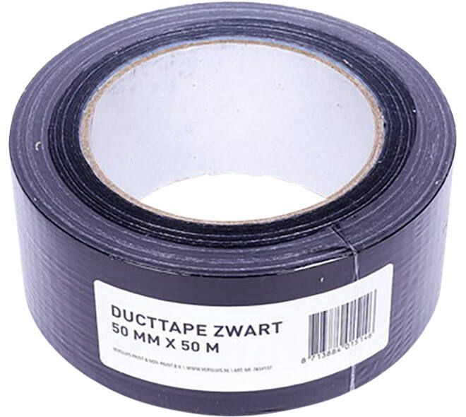 Ducttape Zwart 50mm x 50m Ducttape Zwart 50mm x 50m