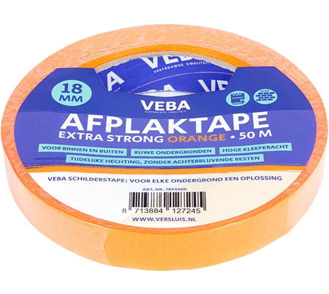 AFPLAKTAPE EXTRA STRONG ORANGE 18mm