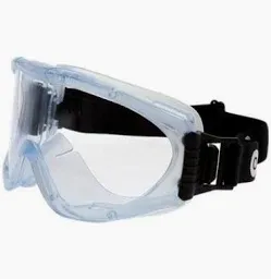 ​Wide-View Safety Goggles – Clear Lens with Elastic Strap