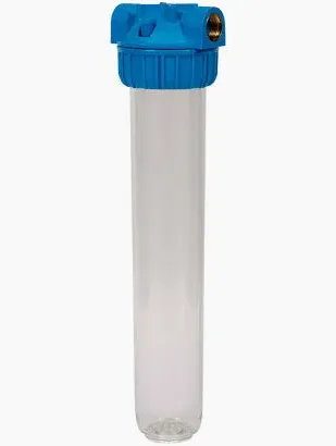 Wycomar 20" Clear Filterbehuizing met 3/4"aansluitmaat