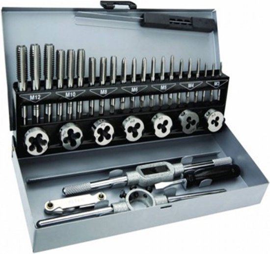 Draadsnijtapset M3 t/m M12 32 delig