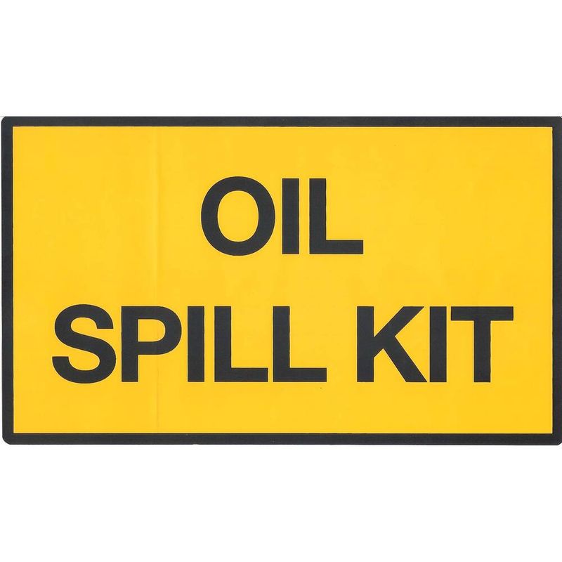 STICKER OIL SPILL KIT