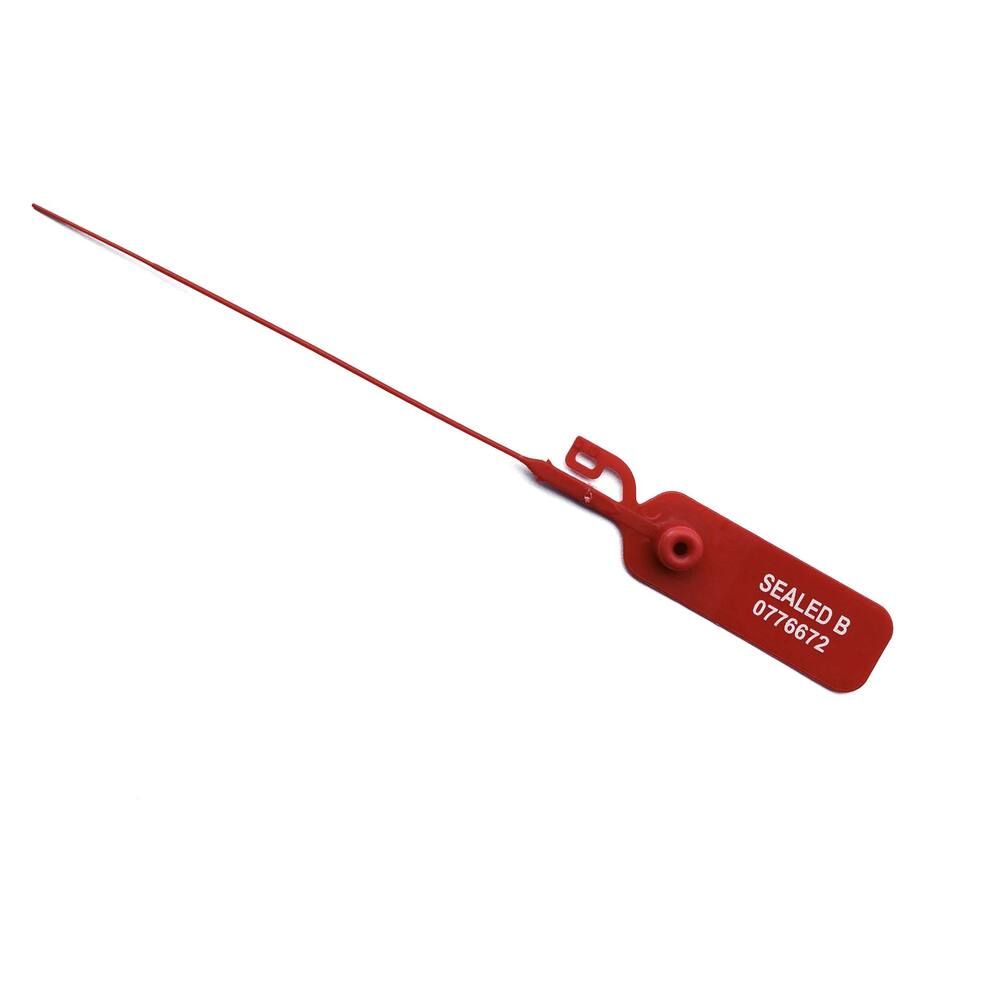 VERZEGELING GENUMMERD ROOD (10 STUKS