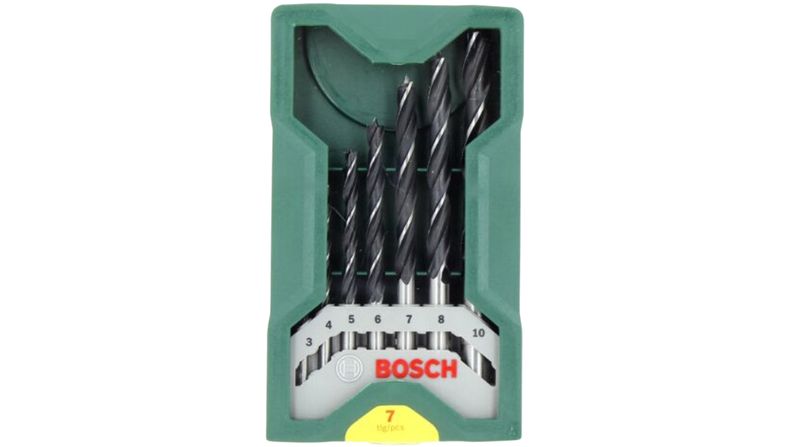 Houtborenset Ø 3mm - 10mm - 7 Delig