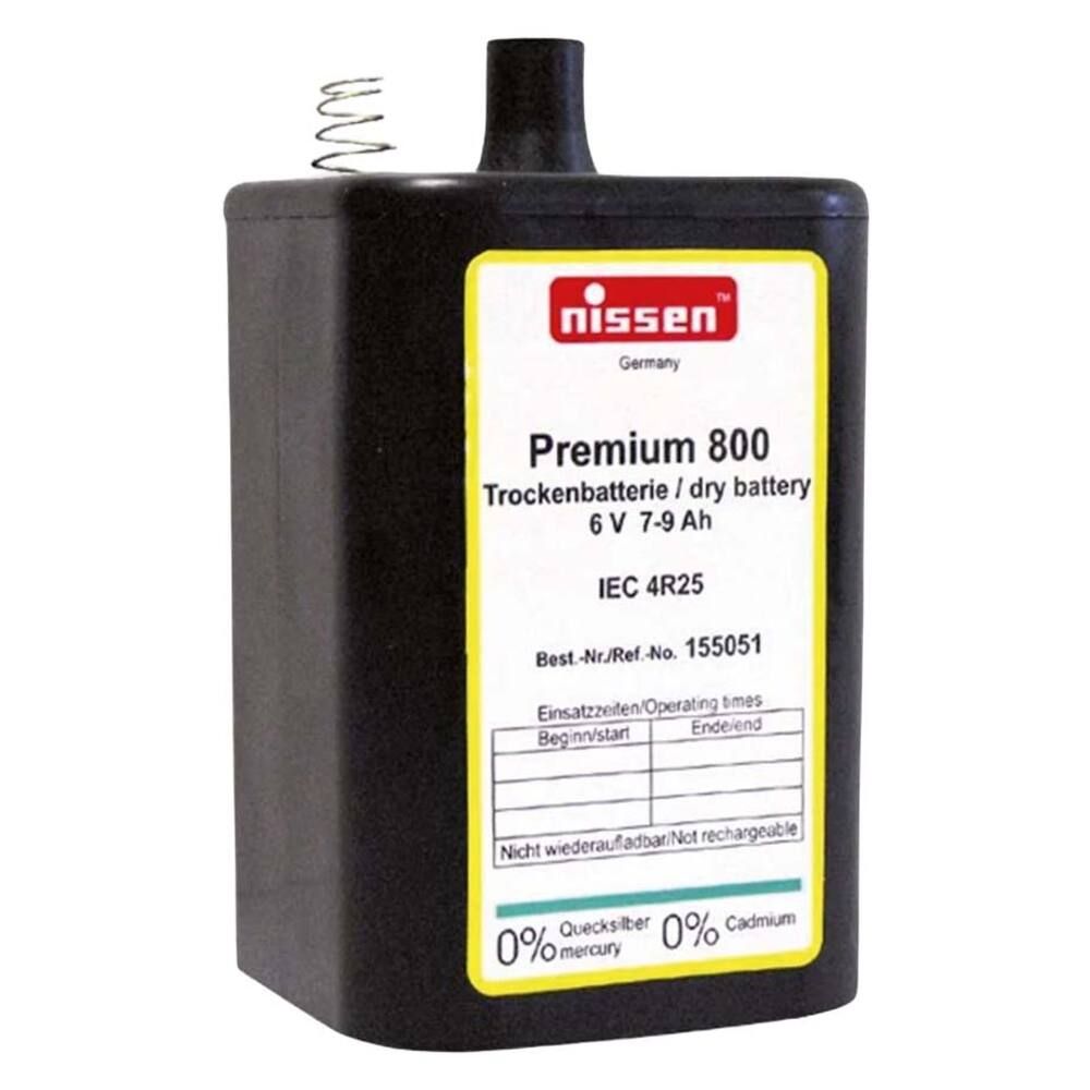 Blokbatterij Met Veer 6V 9AH 20 Blokbatterij Met Veer 6V 9AH 20