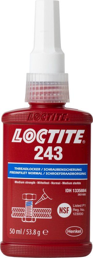 Loctite 243 Schroefdraadborging (50ml)