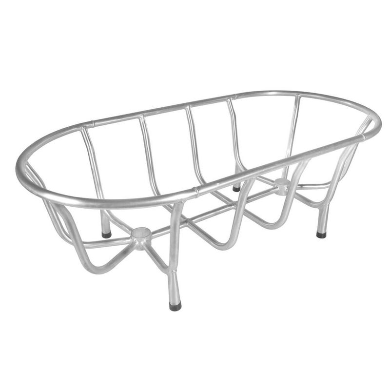 ALUMINIUM TROSSENBAK OVAAL 160X 80CM