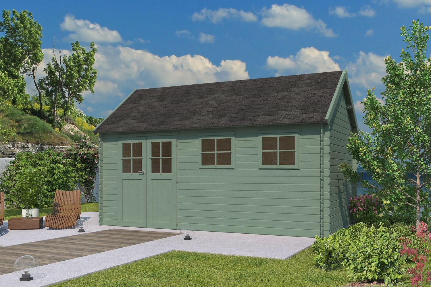 Woodlands Coastal Green verf