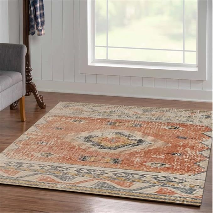 Great Zero Barlow Ivory and Rust 5x7.6 Rug