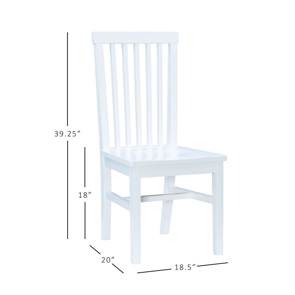 Tory White Chair