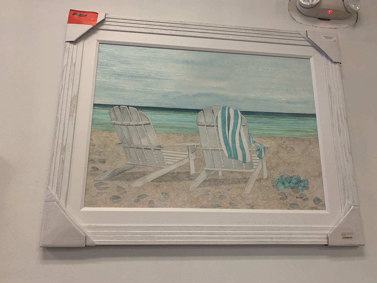 Beach Towel and Chair on the Beach