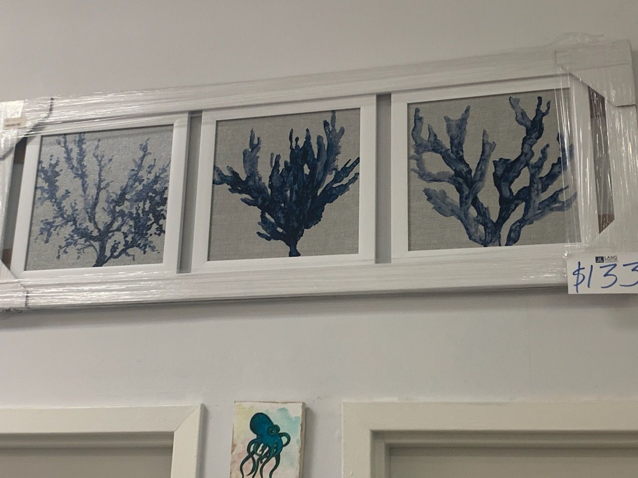 Blue Coral 3 Panel