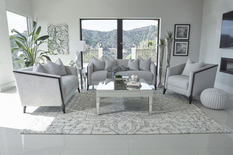 Whitfield Collection Sofa/Loveseat Dove Grey 509201-S2