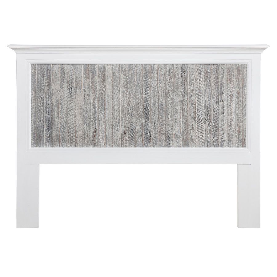 Key Largo Queen Headboard Boardwalk/White