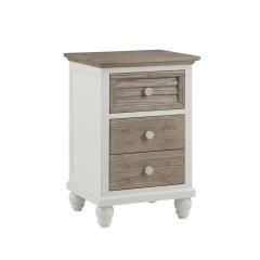 Castaway Accent Cabinet 3 Drawers w/USB 20x17x30 (Nightstand)