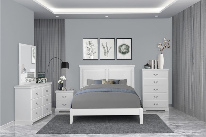 Seabright Mirror in White