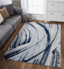 Illusions 6219 Ivory Blue Elements Rug 6&#39;7&quot; x 9&#39;6&quot;