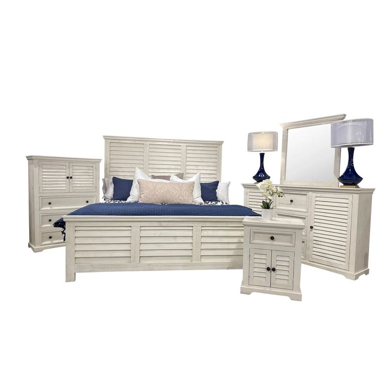 Destin Nightstand in Linen